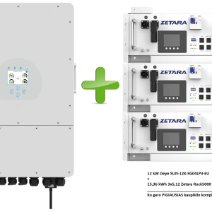 12 kW + 15,36 kWh = 4299 EUR su PVM